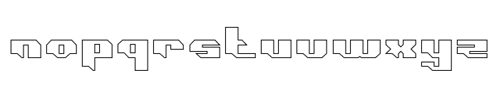 Construction-Hollow Font LOWERCASE