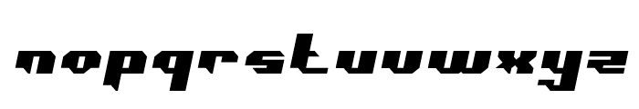 Construction Italic Font LOWERCASE