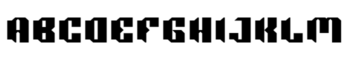 Construction Font UPPERCASE