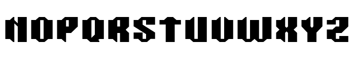 Construction Font UPPERCASE