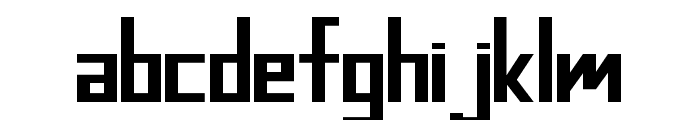 Contender-Regular Font LOWERCASE