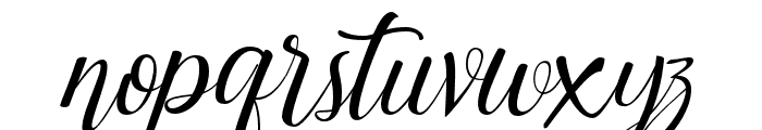 Contento-Brushscript Font LOWERCASE