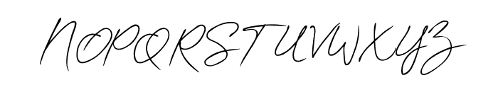 Contle Signature Font UPPERCASE