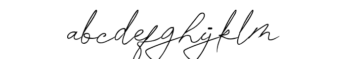 Contle Signature Font LOWERCASE