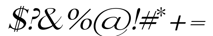 Contza regular Font OTHER CHARS