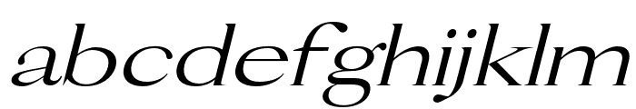 Contza regular Font LOWERCASE