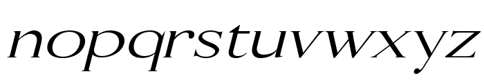 Contza regular Font LOWERCASE