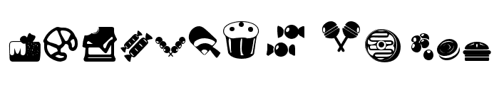 Cook Pastry Extras Regular Font LOWERCASE