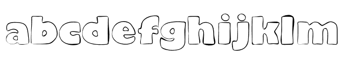 CookieDough Font LOWERCASE