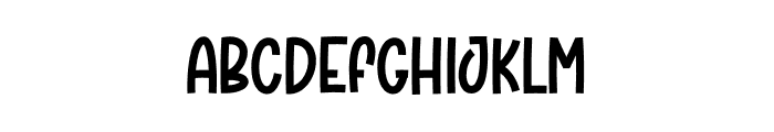 Cookies Snowman Font LOWERCASE
