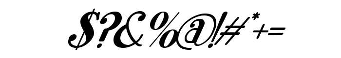 Cooking Italic Font OTHER CHARS