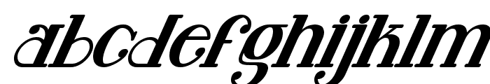 Cooking Italic Font LOWERCASE