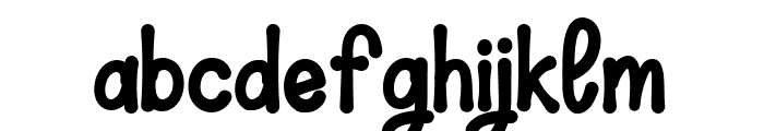 Cool Baby Flat reguler Font LOWERCASE