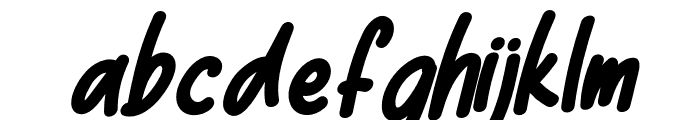 Cool Cat Italic Font LOWERCASE
