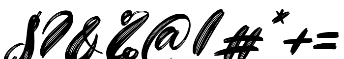 Cool Santa Italic Font OTHER CHARS