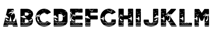 Cool Summer Font UPPERCASE