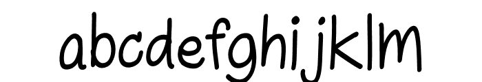 Coolchic Regular Font LOWERCASE