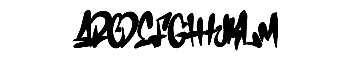 Coolgank Graffiti Font UPPERCASE