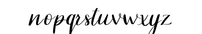 Coolscript Font LOWERCASE