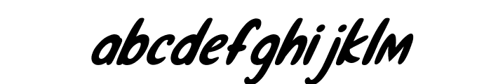 Cooly Italic Font LOWERCASE