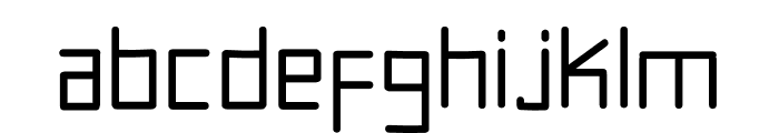 Cooperative Font LOWERCASE