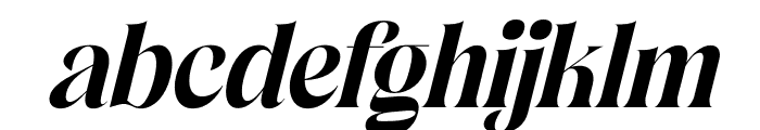 Copeland Italic Font LOWERCASE