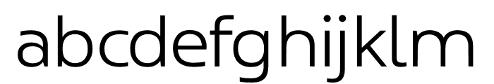 Coppint Extra Light Font LOWERCASE