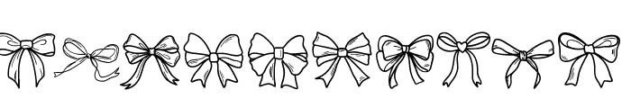 Coquette Ribbon Font OTHER CHARS