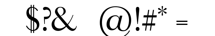 Cordaro-Regular Font OTHER CHARS