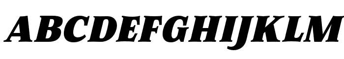 Corfella Italic Black Font UPPERCASE