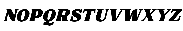 Corfella Italic Black Font UPPERCASE