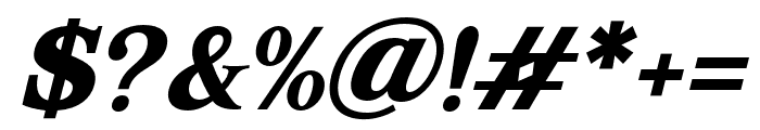 Corfella Italic Bold Font OTHER CHARS