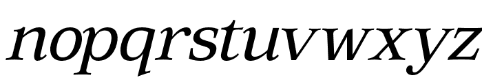 Corfella Italic Light Font LOWERCASE
