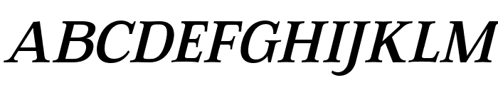 Corfella Italic Regular Font UPPERCASE