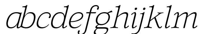 Corfella Italic Thin FONT