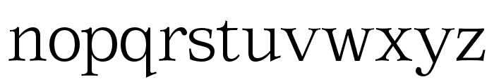 Corfella Phantom Serif ExtLt Font LOWERCASE
