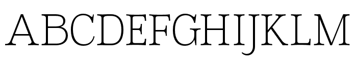 Corfella Phantom Serif Thin Font UPPERCASE