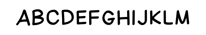 Corn Font LOWERCASE