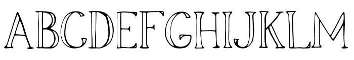 Cornish_Pasty-Regular Font UPPERCASE