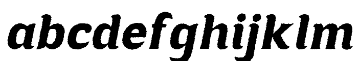 Corten-ItalicRough Font LOWERCASE