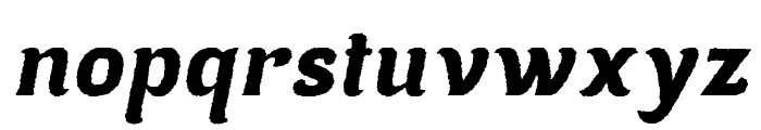 Corten-ItalicRough Font LOWERCASE