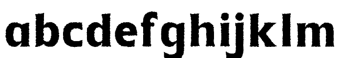 Corten Serif Rough Font LOWERCASE