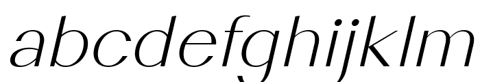 Cosen Light Italic Font LOWERCASE