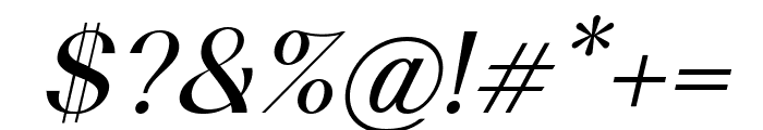 Cosen Medium Italic Font OTHER CHARS