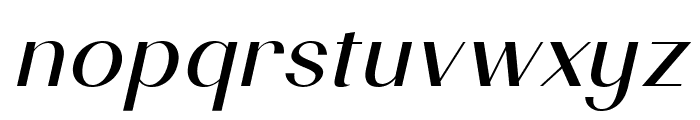 Cosen Medium Italic Font LOWERCASE