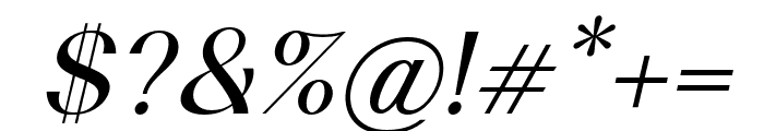 Cosen-MediumItalic Font OTHER CHARS