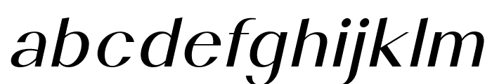 Cosen-MediumItalic Font LOWERCASE