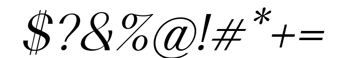 Cosen Regular Italic Font OTHER CHARS