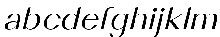 Cosen Regular Italic Font LOWERCASE