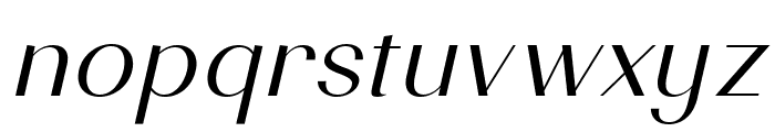 Cosen Regular Italic Font LOWERCASE